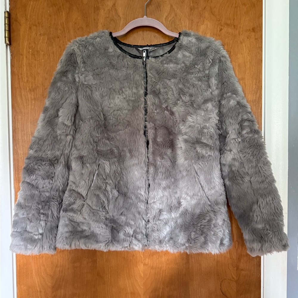 Divided Gray Teddy Jacket